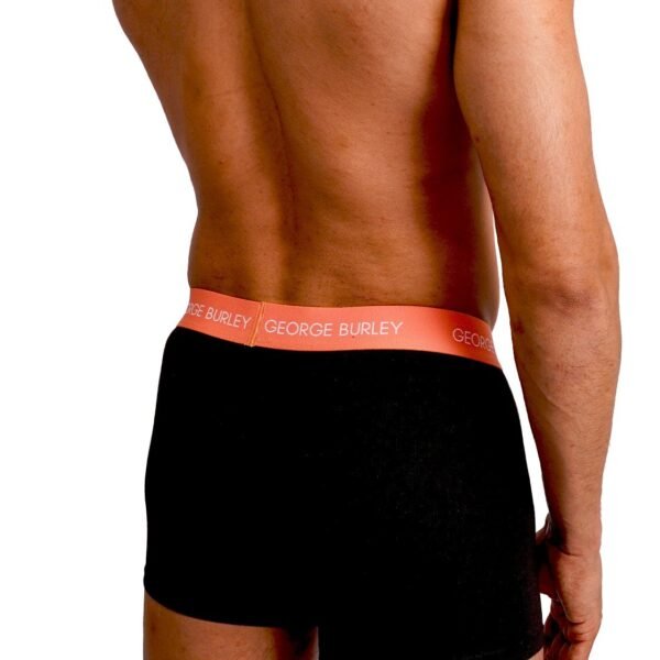 3Pack Boxers Black with Red/ Yellow / Black view 3