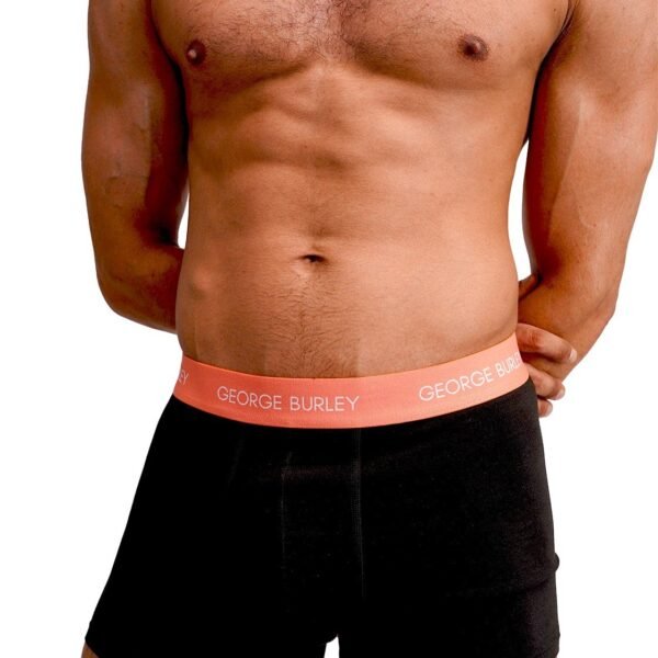 3Pack Boxers Black with Red/ Yellow / Black view 2