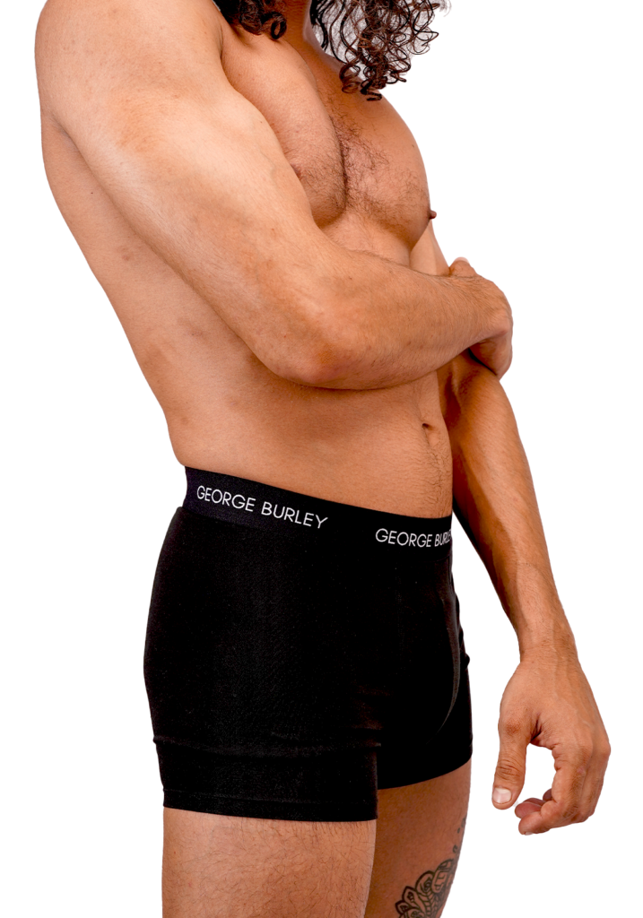 3Pack Boxers Black with Black (Bla/Yel/Red)