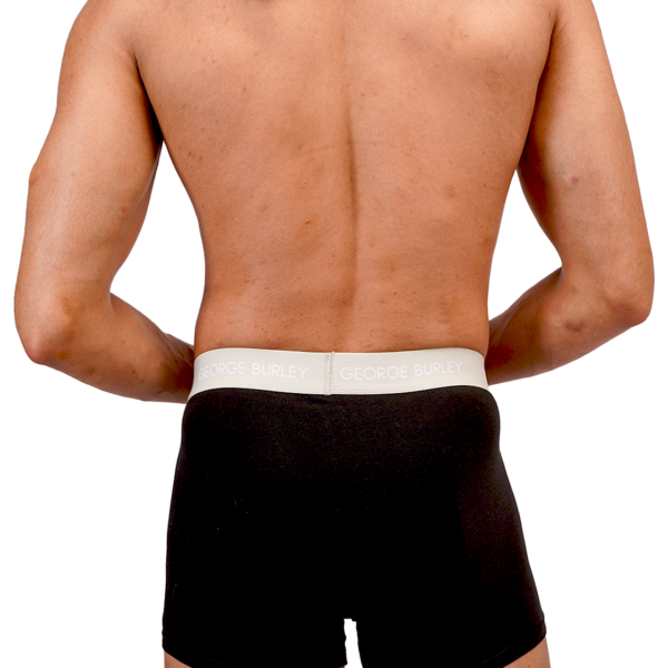 3Pack Boxers Black with Gray view 4
