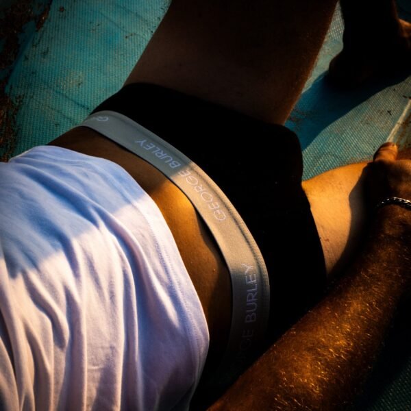 3Pack Briefs Black with Grey (Blu/Bla/Grey) view 2