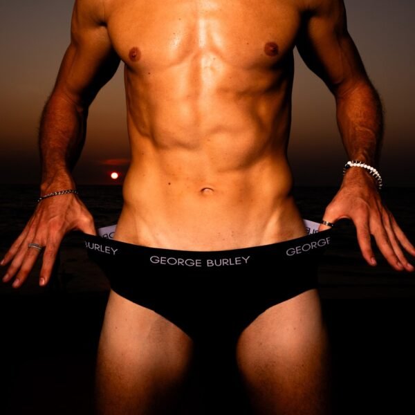 3Pack Briefs Black with Black (Blu/Bla/Gry) view 2