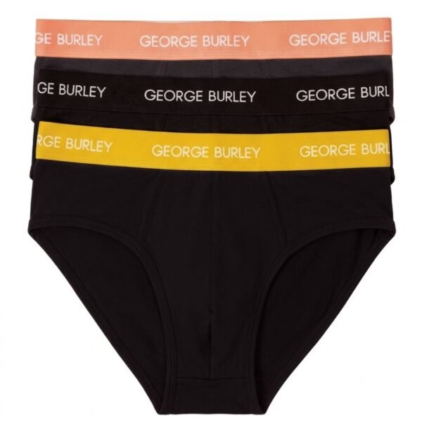 3Pack Briefs Black with Red (Yellow/Bla/Red) view 2